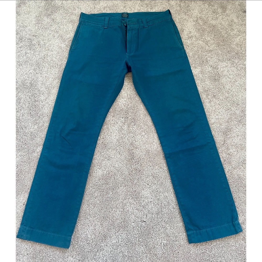 J. Crew Chino Pant in Teal